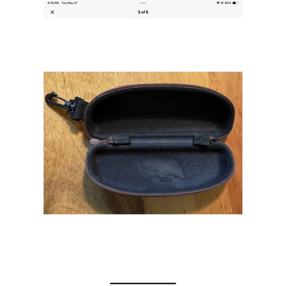 Maui Jim Textured Brown Zip Around Unisex Sunglasses Case **CASE ONLY - Picture 3 of 5